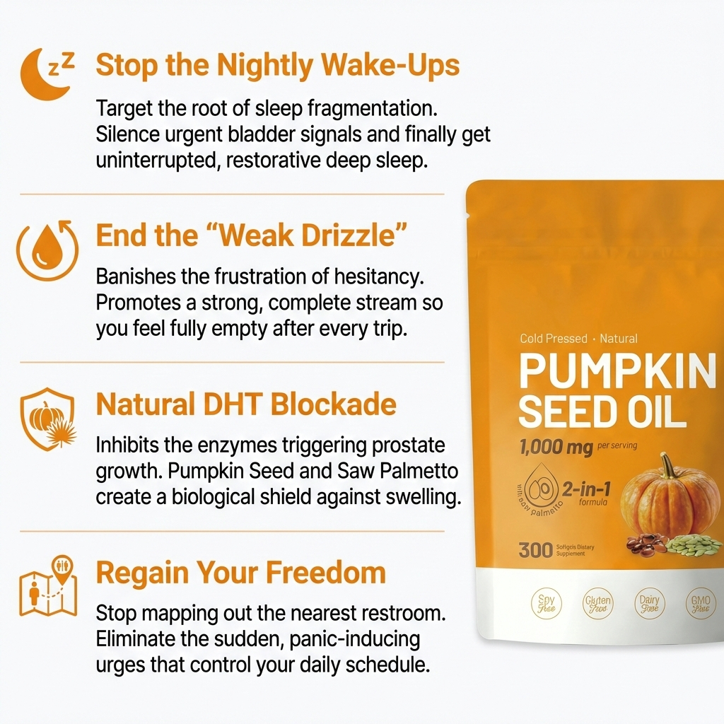 Pumpkin Seed Oil and Saw Palmetto Softgels